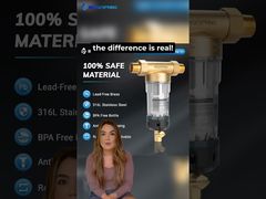 ตัวกรองการทำความสะอาดแบบแมนนวล Spin Down Sediment สำหรับทั้งบ้าน