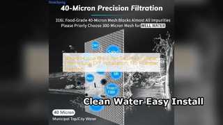 เครื่องกรองน้ำทั้งบ้านติดตั้งง่าย