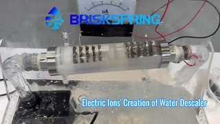 ชมการสร้างไอออนไฟฟ้าของเครื่องขจัดตะกรันน้ำ BriskSpring