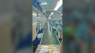 การประกอบโครงตัวกรองสำหรับตัวกรองขั้นต้นใหม่