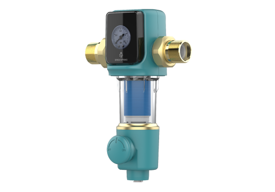 22 GPM Spin Down Sediment Filter กับการกรอง 40μm และการล้างน้ํากลับอัตโนมัติสําหรับการกรองน้ําทั้งบ้าน