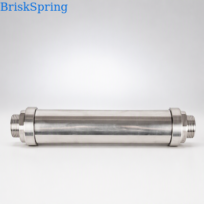 BriskSpring ประสิทธิภาพสูง ระบบ descaler น้ําทั้งบ้านที่มีเทคโนโลยีการขัดแย้งไอออน SAAS อัตราการไหล 4T / H และวัสดุทองแดง H59-1