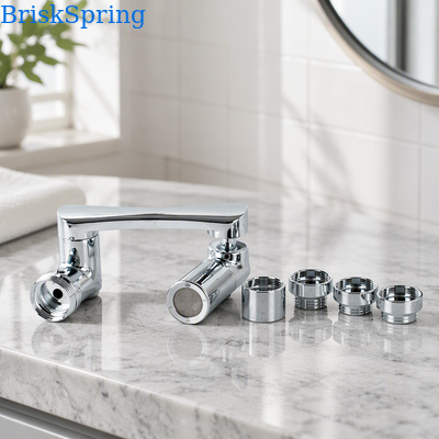 1440° Multi-Joint Rotating Micro Nano Bubble Faucet Aerator with Gas-Liquid Cutting Technology