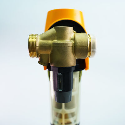 CE เครื่องกรองตะกอนน้ำแบบหมุนลงทั้งบ้าน Flushable Water Filter 3/4IN Connector