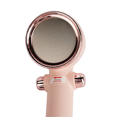 หัวฝักบัวกรองสีชมพู 0.55Mpa หัวฝักบัวกรองวิตามินซีแบบถอดได้