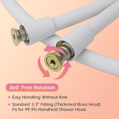 การขยายเชือกอาบน้ําแบบซิลิโคนแบบ Ultra Soft Anti Kink