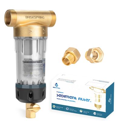 BriskSpring Spin Down Sediment Prefilter System สําหรับการกรองบ้านทั้งหลัง