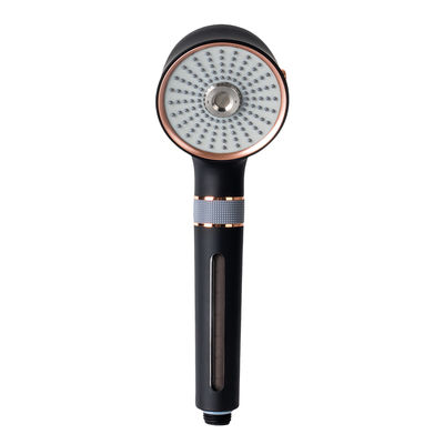 หัวฝักบัวอาบน้ำแบบพกพา Micro Nano Bubble ขนาด 130 มม. โครเมียม 3 โหมดการฉีด