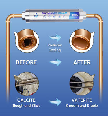 เครื่องทําน้ําอ่อนแบบไม่ติดเกลือ ด้วยวัสดุที่ทนทานต่อการกัดกร่อนที่ปลอดภัย