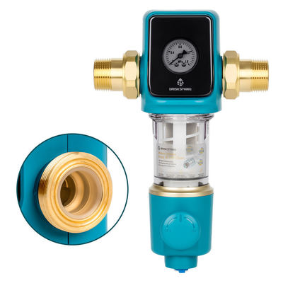 BPA ฟรี เซดิตเมนต์ ปรีฟิลเตอร์กับ Siphon Backwash Spin Down ออกแบบสําหรับการใช้ในครัวเรือน