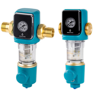 ตัวกรองก่อนการหมุนแบบไซฟอนขนาด 40 ไมครอนแบบล้างอัตโนมัติ BPA Free สำหรับระบบน้ำในบ้าน พร้อมเครื่องทำความสะอาดแบบขูดในตัว