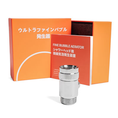 หัวฉีดเติมอากาศไมโครบับเบิลสำหรับหัวฝักบัว เพื่อการไหลของน้ำที่นุ่มนวลและให้ความชุ่มชื้นแก่ผิว