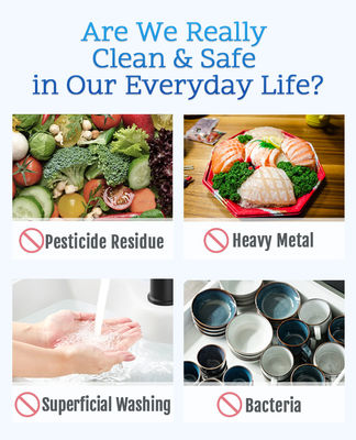 ส่วนต่อขยายก๊อกน้ำไมโครนาโนบับเบิลหมุนได้ 360° พร้อมฟองอากาศหนึ่งแสนล้านฟองต่อลิตร และเส้นผ่านศูนย์กลางฟองอากาศ 0.001-0.1 มม. เพื่อการทำความสะอาดอย่างล้ำลึก