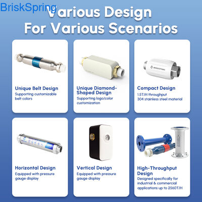 High Efficiency Water Descaler Scale Remover, Magnetic Anti-Scale Device for Home Water System & Pipe Protection