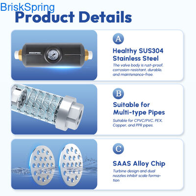 High Efficiency Water Descaler Scale Remover, Magnetic Anti-Scale Device for Home Water System & Pipe Protection