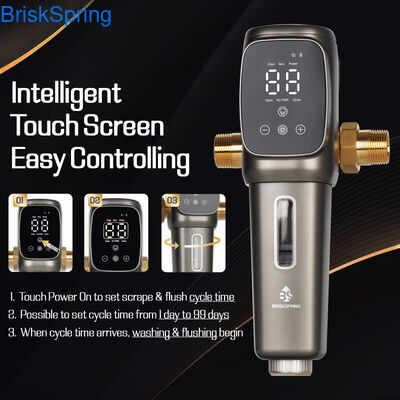 อัตโนมัติ Backwash Pre Filter อัจฉริยะชลประทานชลประทานชลประทานชลประทานชลประทานชลประทานสูงสําหรับวิลล่า คอนโดและการเข้าน้ําในครัวเรือน