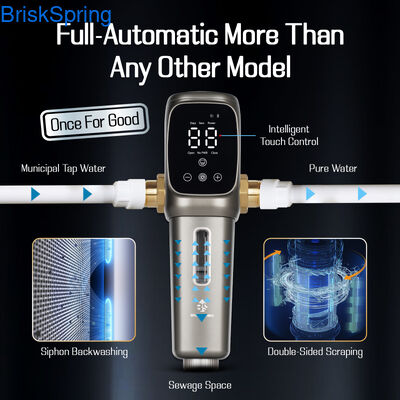 อัตโนมัติ Backwash Pre Filter อัจฉริยะชลประทานชลประทานชลประทานชลประทานชลประทานชลประทานสูงสําหรับวิลล่า คอนโดและการเข้าน้ําในครัวเรือน