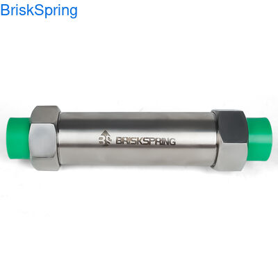 RoHS รับรองระบบล้างน้ําไร้เกลือ เครื่องปรับน้ําอิเล็กทรอนิกส์ไร้การบํารุงรักษา สําหรับระบบประปาในบ้าน ความดัน 0.15MPa