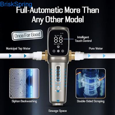 316L สแตนเลส Mesh ปรีฟิลเตอร์น้ําที่มี 6T / H ไฮฟล็อคและการควบคุมสัมผัสที่ฉลาด