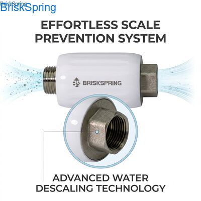 2025 NSF Certified Compact Terminal Water Descaler สําหรับการใช้ในบ้านโดยไม่ต้องรักษา