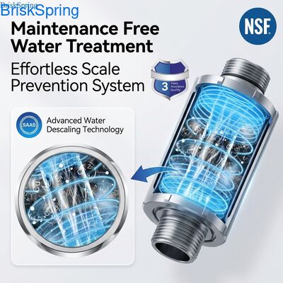 2025 NSF Certified Compact Terminal Water Descaler สําหรับการใช้ในบ้านโดยไม่ต้องรักษา