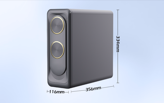 เครื่องทําความสะอาดน้ําแบบ RO 800 GPD แบบไม่มีถัง พร้อมช่องออกน้ําแบบคู่และระบบออสโมสกลับ