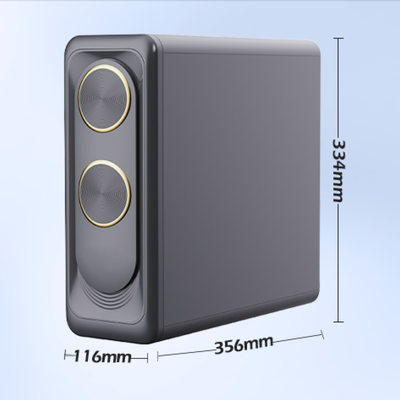 ระบบกรองน้ํา RO 800GPD แบบไม่มีถัง พร้อมช่องออกสองช่อง และเครื่องทําความสะอาดน้ําออสโมซิสกลับระบายเร็ว