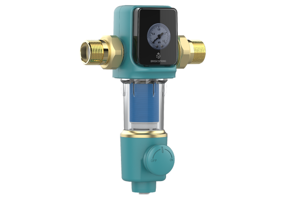 22 GPM Spin Down Sediment Filter กับการกรอง 40μm และการล้างน้ํากลับอัตโนมัติสําหรับการกรองน้ําทั้งบ้าน