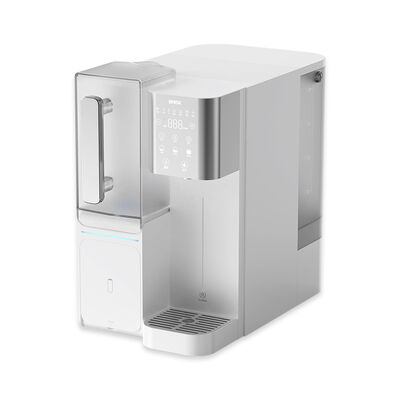 เครื่องกรองน้ำตั้งโต๊ะทำความร้อนทันที 2200W พร้อมระบบกรองหลายขั้นตอนและระบบดื่มบนเคาน์เตอร์แบบไม่ต้องติดตั้ง