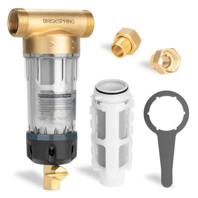 เครื่องกรองน้ําแบบ Manual รุ่นที่ 4 สําหรับบ้านทั้งหลัง ด้วยความแม่นยําในการกรอง 40 μm และการกรอง Mesh ที่สามารถใช้ได้อีกครั้ง