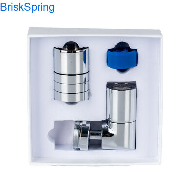 Compact Right-Angle 720 Degree Swivel Micro Nano Bubble Faucet Aerator with M22 M24 Connector