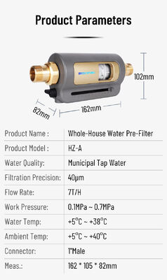 BriskSpring HZ-A 7 T/H 40 ไมครอน เต็มบ้านฝุ่นลวดล่วงหน้ากับการติดตั้ง 360 องศาหมุน