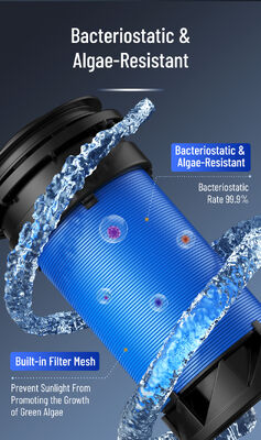 ไส้กรองตะกอนสำหรับทั้งบ้าน BriskSpring HZ-D 40 ไมครอน พร้อมอัตราการไหล 7 ลิตร/ชั่วโมง และการติดตั้งแบบหมุนได้ 360 องศา