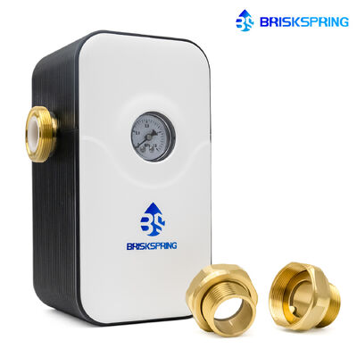 เครื่องกรองน้ำตะกรันสำหรับทั้งบ้านพร้อมโครงสร้างทองเหลือง H59-1 อัตราการไหล 5 ตัน/ชั่วโมง และได้รับการรับรอง NSF สำหรับการป้องกันคราบตะกรัน