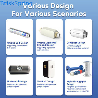 J-700-BS Whole House Water Descaler with Pure Physical Ion Polarization No Electricity 4 T/H Flow Rate