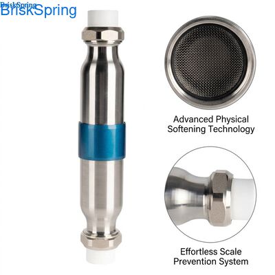 เทคโนโลยีการทำให้อ่อนตัวลงทางกายภาพขั้นสูง NSF RoHS REACH เครื่องขจัดตะกรันน้ำที่ผ่านการรับรองสำหรับการใช้ในบ้านระดับไฮเอนด์ที่เป็นมิตรกับสิ่งแวดล้อม