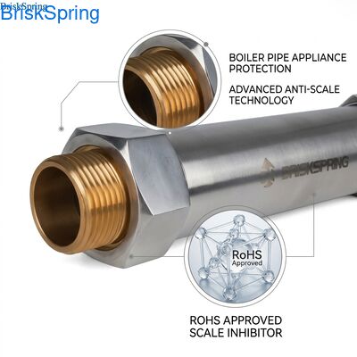 RoHS อนุมัติ 0.15MPa เครื่องกรองน้ำไร้เกลือป้องกันตะกรันสำหรับหม้อไอน้ำและท่อ