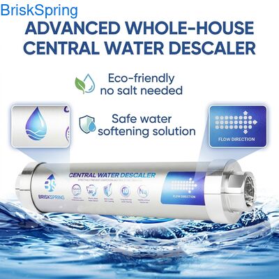 เครื่องทําน้ําอ่อนแบบไม่ติดเกลือ ด้วยวัสดุที่ทนทานต่อการกัดกร่อนที่ปลอดภัย