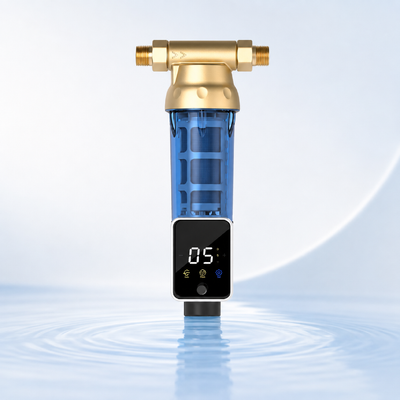 BriskSpring Q2-BS เครื่องกรองน้ำตะกอนอัตโนมัติทั้งบ้าน พร้อมไส้กรอง 40 ไมครอน และตาข่ายสแตนเลส SUS316L