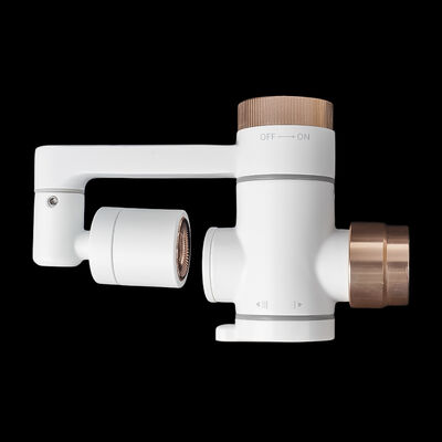 BriskSpring JP-002 หัวก๊อกกรองน้ำนาโนโรสโกลด์ หมุนได้ 360° พร้อมไส้กรองเปลี่ยนได้