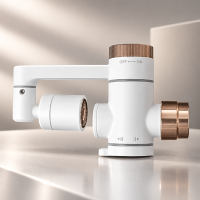 โรสโก้ทอง Micro Nano Bubble Faucet Filter กับ Outlet ที่หมุนได้ 360 องศา และกระสุนที่เปลี่ยนได้