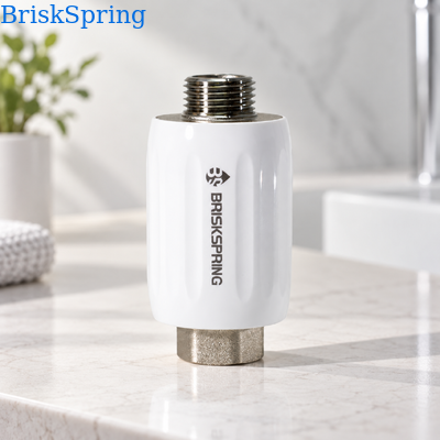 Compact Salt-Free Inline Water Descaler 1/2 Inch Threaded Scale Inhibitor for Home Water Systems